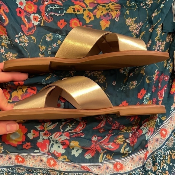 Brand New Jack Rogers Genuine Leather Slotted X-Band Slide Sandals Sloane - Picture 13 of 16